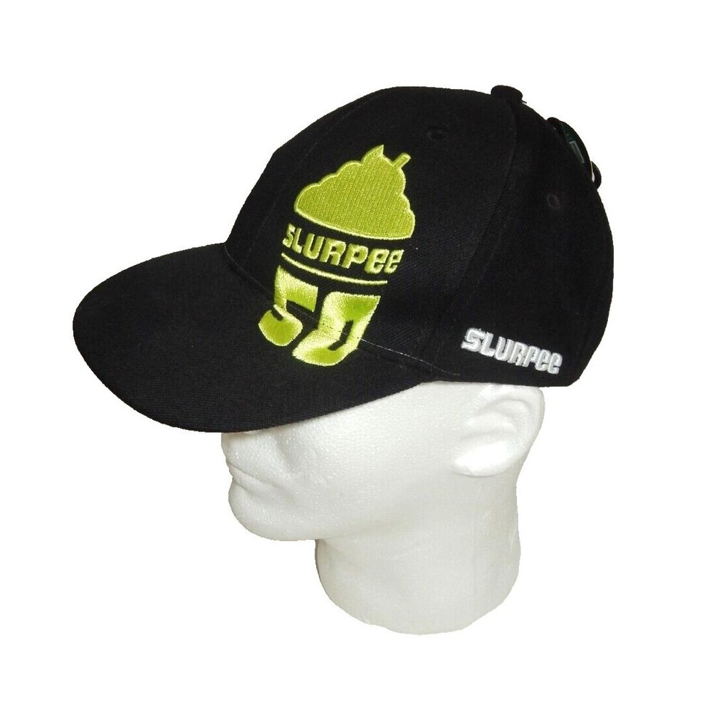 Slurpee Cap Hat 50 Years Snapback 7-11 Limited Edition Wool Blend Flat Bill